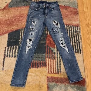 SKINN Distressed Denim men’s Jeans